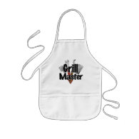 The Grill Master with BBQ Tools Kids' Apron