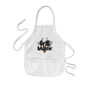 The Grill Master with BBQ Tools Kids' Apron