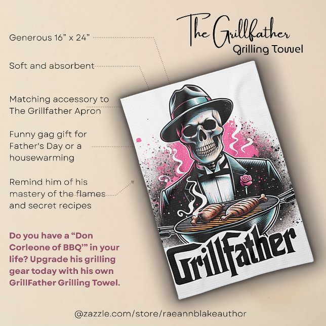 The Grillfather Grilling (Kitchen) Towel (Creator Uploaded)