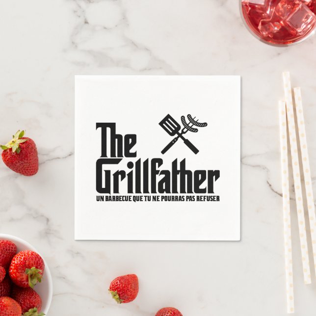 The Grillfather Napkins (Insitu)