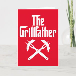 The Grillfather With Hot Dogs Card