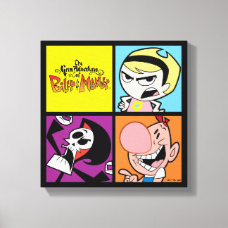 The Grim Adventures of Billy & Mandy Character Art Canvas Print