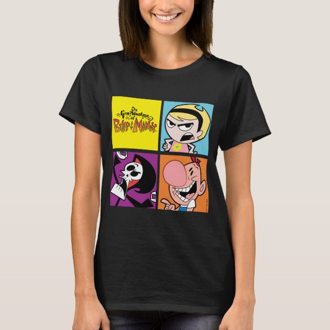 The Grim Adventures of Billy & Mandy Character Art T-Shirt (Front)