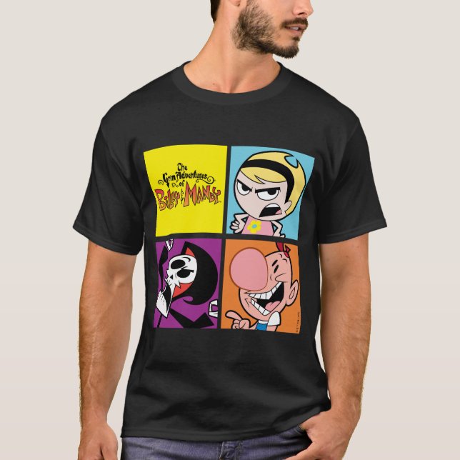 The Grim Adventures of Billy & Mandy Character Art T-Shirt (Front)