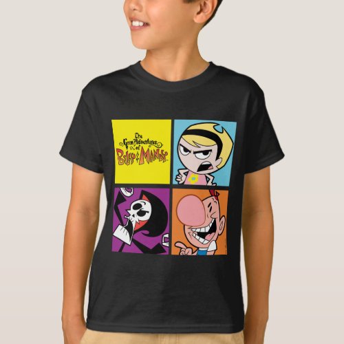 The Grim Adventures of Billy  Mandy Character Art T_Shirt