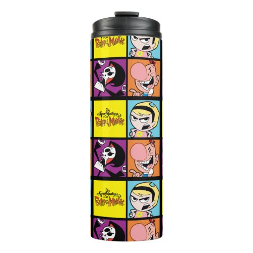 The Grim Adventures of Billy  Mandy Character Art Thermal Tumbler