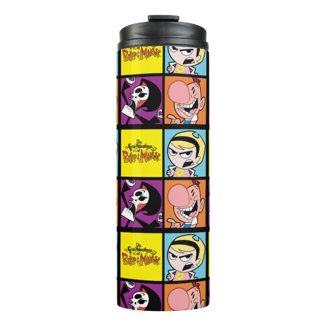The Grim Adventures of Billy & Mandy Character Art Thermal Tumbler (Front)
