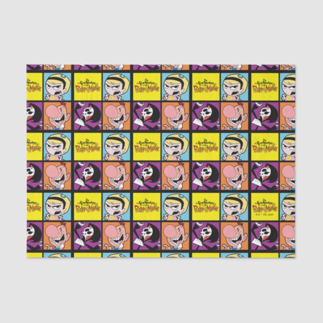 The Grim Adventures of Billy & Mandy Character Art Tissue Paper (Front)