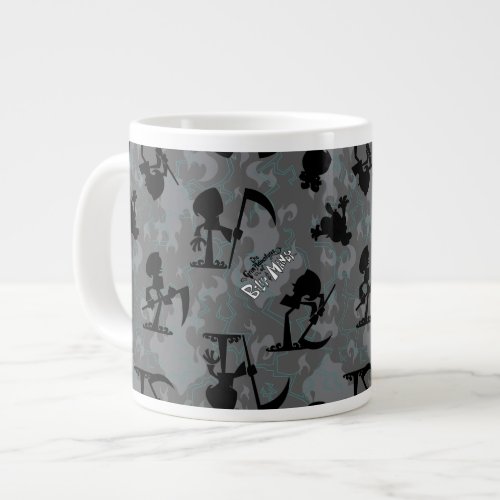 The Grim Adventures of Billy  Mandy Pattern Giant Coffee Mug