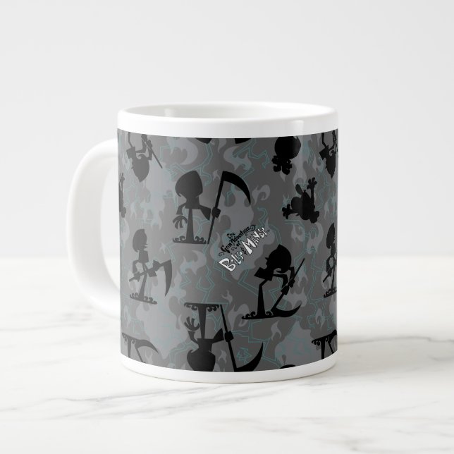 The Grim Adventures of Billy & Mandy Pattern Giant Coffee Mug (Front Left)