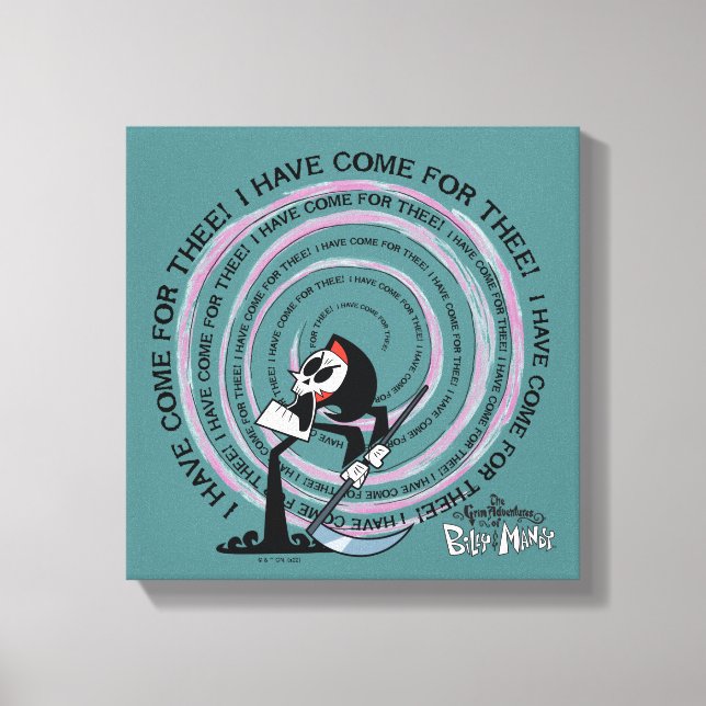 The Grim Adventures of Billy & Mandy - Reaper Canvas Print (Front)