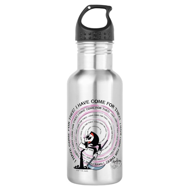 The Grim Adventures of Billy & Mandy - Reaper Stainless Steel Water Bottle (Front)
