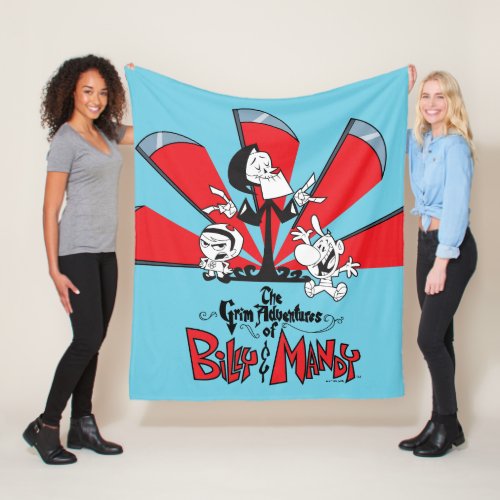 The Grim Adventures of Billy  Mandy Scythes Art Fleece Blanket