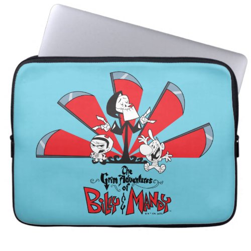 The Grim Adventures of Billy  Mandy Scythes Art Laptop Sleeve