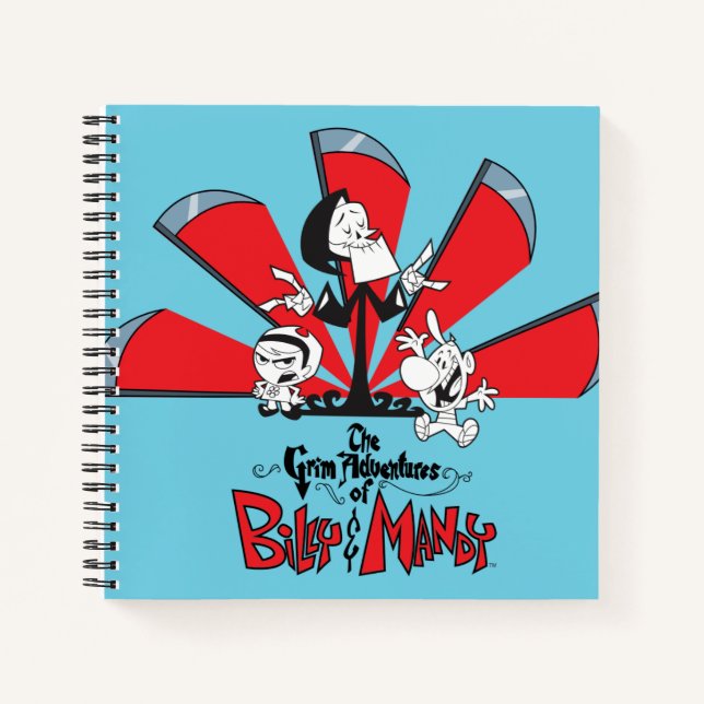 The Grim Adventures of Billy & Mandy Scythes Art Notebook (Front)