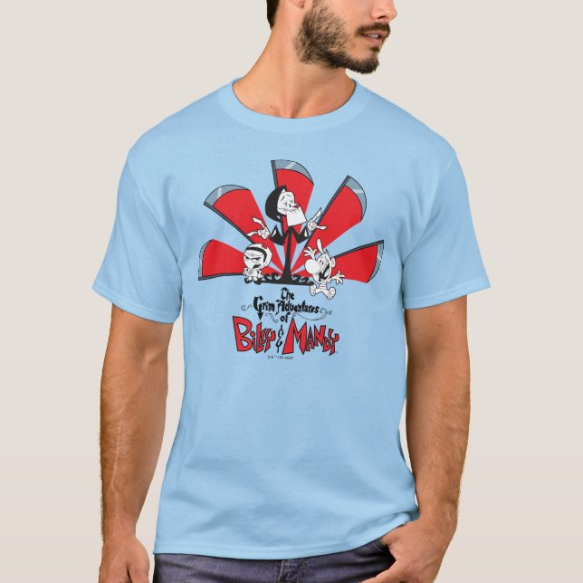 The Grim Adventures of Billy & Mandy Scythes Art T-Shirt (Front)