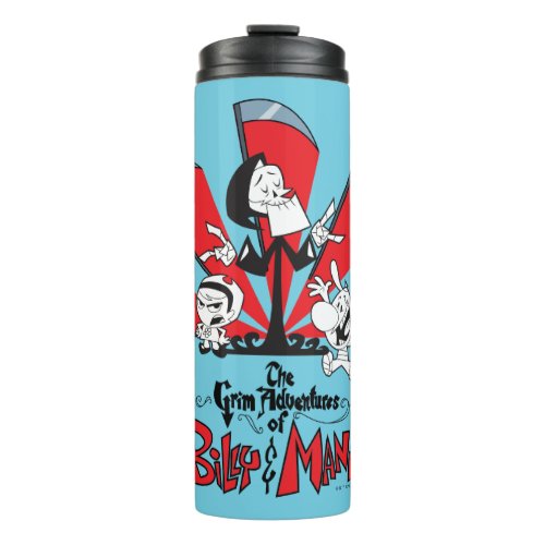 The Grim Adventures of Billy  Mandy Scythes Art Thermal Tumbler