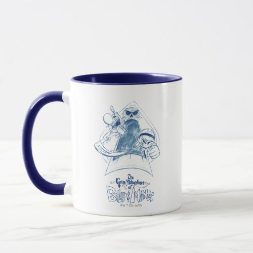 The Grim Adventures of Billy  Mandy Sketch Art Mug