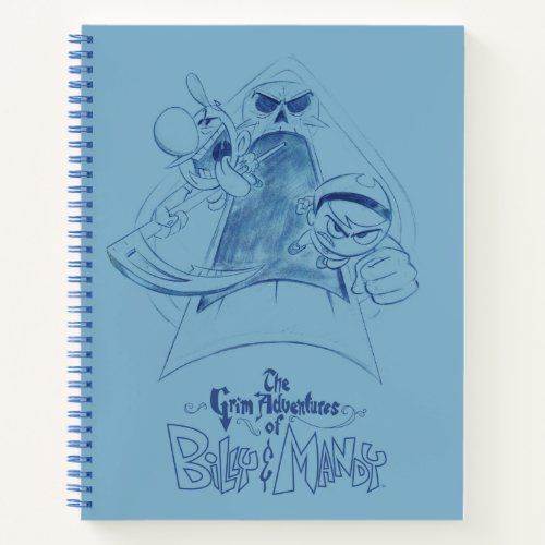 The Grim Adventures of Billy  Mandy Sketch Art Notebook