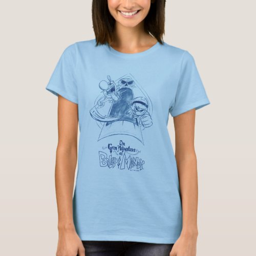 The Grim Adventures of Billy  Mandy Sketch Art T_Shirt