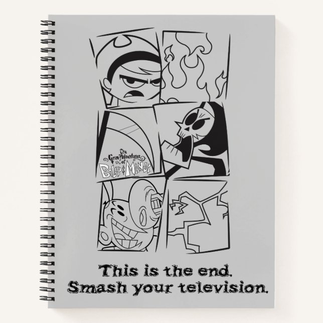 The Grim Adventures of Billy & Mandy - The End Notebook (Front)