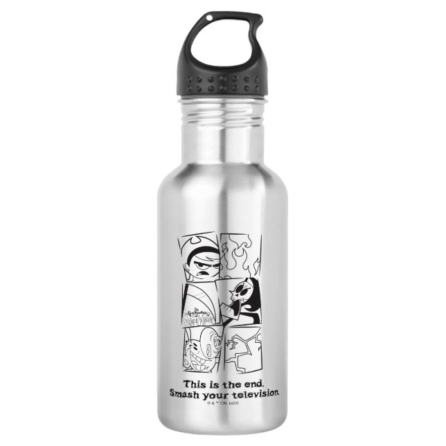The Grim Adventures of Billy & Mandy - The End Stainless Steel Water Bottle (Front)