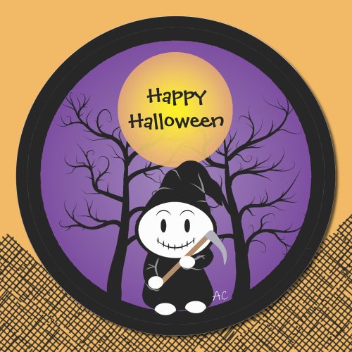 The Grim _ Happy Halloween Stickers