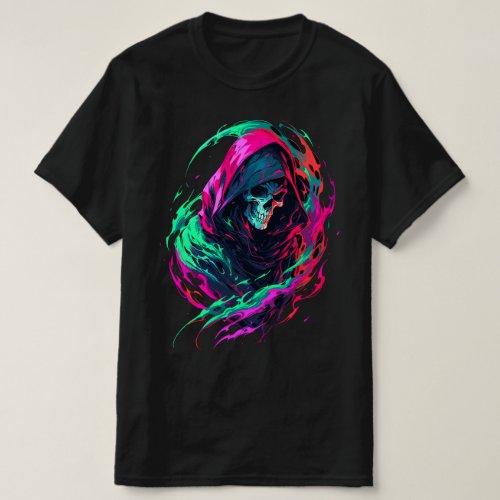 The Grim Reaper A Psychedelic Death T_Shirt