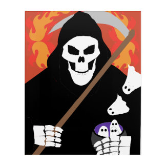 The Grim Reaper Acrylic Print
