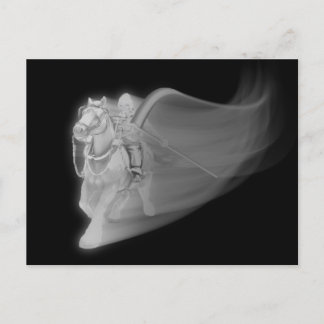 The Grim Reaper Rides Again Postcard