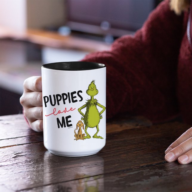 The Grinch and Max | Puppies Love Me Mug