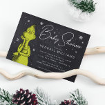 The Grinch Chalkboard Baby Shower<br><div class="desc">Invite all your family and friends to your Grinch themed Baby Shower with these cute Dr. Seuss chalkboard invites. Personalize by adding all your shower details.</div>