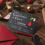 The Grinch Chalkboard Birthday<br><div class="desc">Invite all your family and friends to your Grinch themed Birthday Party this year with these cute Dr. Seuss chalkboard invites. Personalize by adding all your party details.</div>