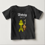 The Grinch Chalkboard Birthday Boy Baby T-Shirt<br><div class="desc">Check out this fun Dr. Suess Grinch birthday shirt.</div>