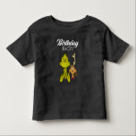 The Grinch Chalkboard Birthday Boy Toddler T-shirt<br><div class="desc">Check out this fun Dr. Suess Grinch birthday shirt.</div>