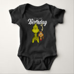 The Grinch Chalkboard It's My Birthday Baby Bodysuit<br><div class="desc">Check out this fun Dr. Suess Grinch birthday shirt.</div>