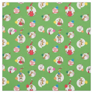 The Grinch   Christmas Dot Pattern Fabric