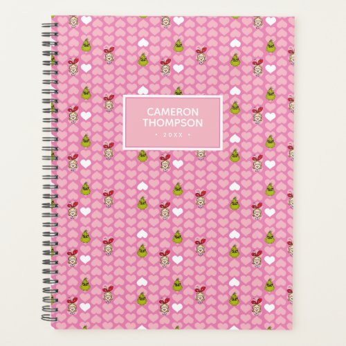 The Grinch  Cindy_Lou Pink Heart Pattern Planner