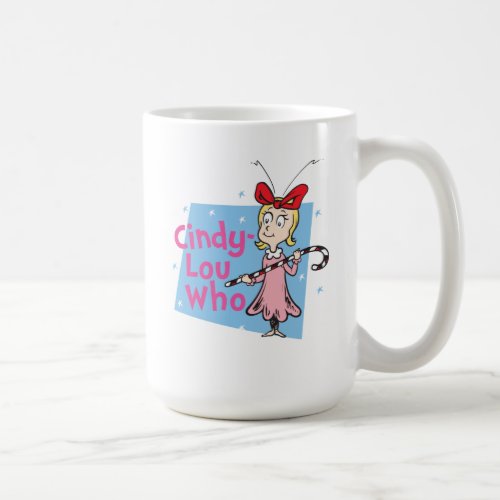 The Grinch  Cindy_Lou Who _ Candy Cane Coffee Mug