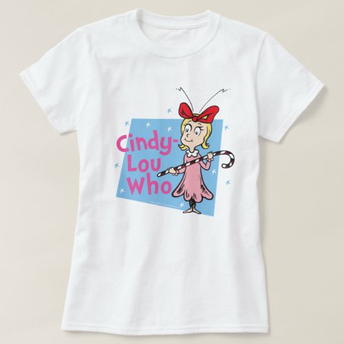 The Grinch  Cindy_Lou Who _ Candy Cane T_Shirt