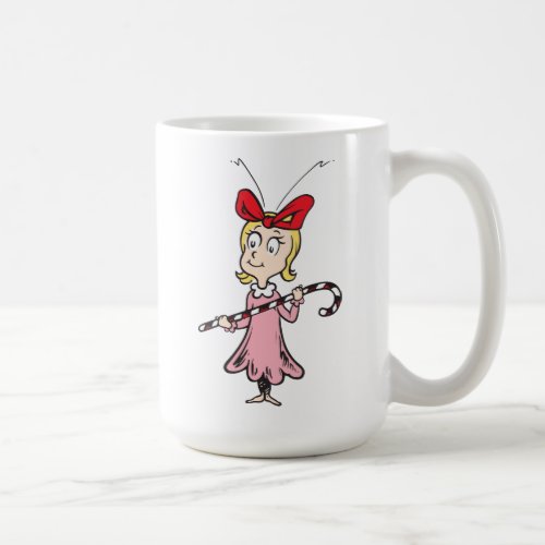 The Grinch  Cindy_Lou Who _ Holding Candy Cane Coffee Mug