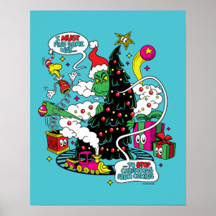 Crazy Grinch (Dr. Seuss) Art Poster - Lost Posters