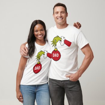 The Grinch | Dad T-shirt by DrSeussShop at Zazzle