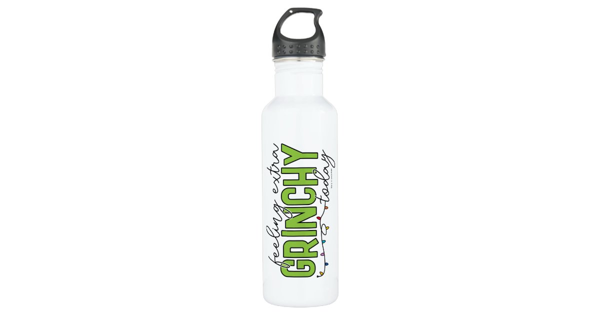 The Grinch Christmas Icons 24 Oz Plastic Water Bottle