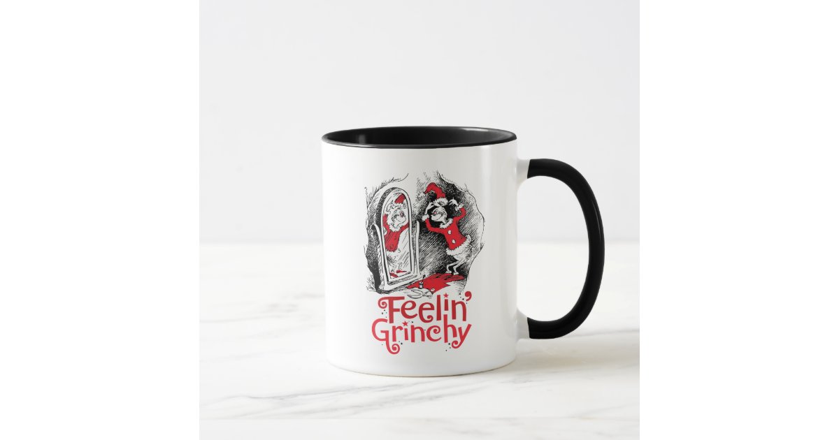 The Grinch,That Lonesome Feeling Comes to My Door,Funny Grinch Mug, Fu