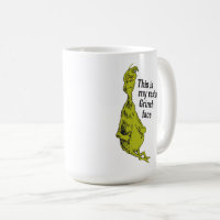 Resting Grinch Face Mug