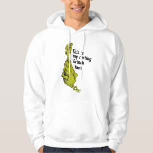 The Grinch   Funny Resting Grinch Face Hoodie