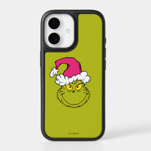 The Grinch in Pink Santa Hat iPhone 17 Case