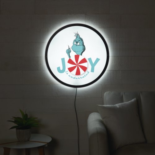 The Grinch  Joy is Underrated LED Sign
