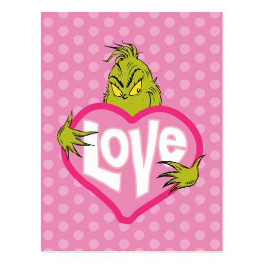 The Grinch | Love Postcard | Zazzle.com